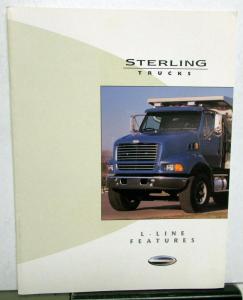 1998 Sterling Trucks L Line Features Dealer Prestige Brochure Tractor Truck