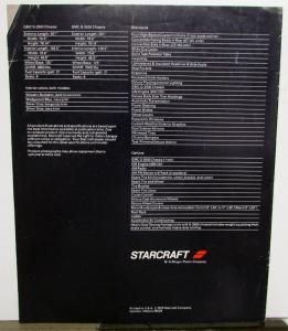 1978 Starcraft Star Gazer Custom GMC Van G2500 & G3500 Sales Brochure