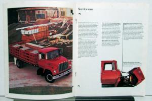 1984 Ford LN Series Trucks Construction Specs Optional Equipment Sales Brochure