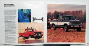 1984 Ford Trucks Ranger F Series Bronco II Club Wagon Econoline Options Brochure