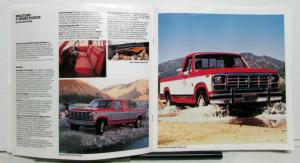1984 Ford Trucks Ranger F Series Bronco II Club Wagon Econoline Options Brochure