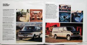1984 Ford Trucks Ranger F Series Bronco II Club Wagon Econoline Options Brochure