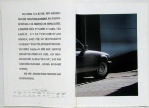 1990 BMW 5 Series Sales Brochure - German Text