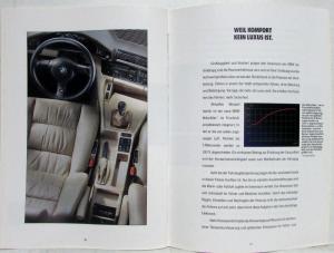 1990 BMW 5 Series Sales Brochure - German Text