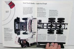 1985 Ford F Series Single Tandem Axle Optional Equipment Sales Brochure