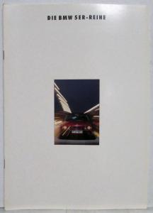 1992 BMW 5 Series Die Neue Souveränität Sales Brochure - German Text