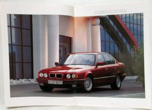 1992 BMW 5 Series Die Neue Souveränität Sales Brochure - German Text