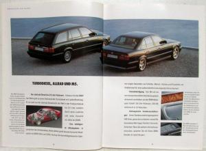1992 BMW 5 Series Die Neue Souveränität Sales Brochure - German Text