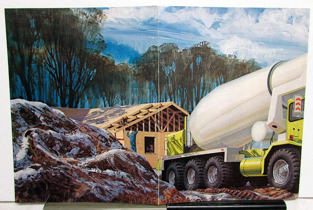 1970 Oshkosh B Series Forward Placement Concrete Truck Dealer Brochure
