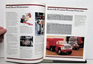 1988 Ford F-Series Single Tandem Axle Diagrams Specifications Options Brochure