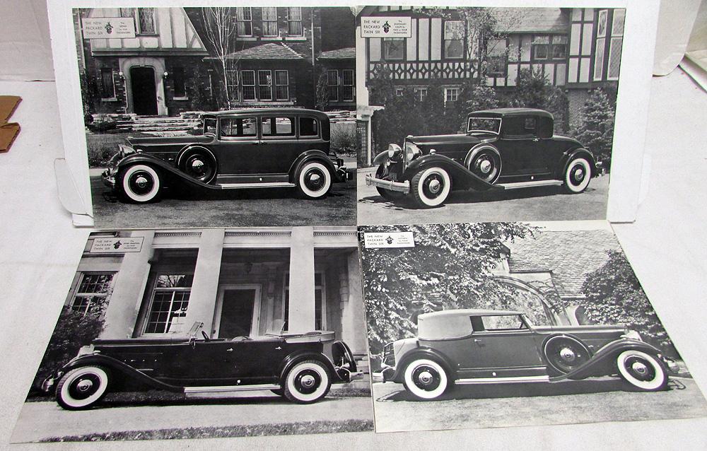 1932 Packard Twin Six Dealer Prestige Portfolio Coupe Sedan