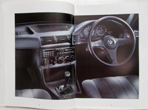 1990 BMW 5 Series Sales Brochure - Right-Hand Drive