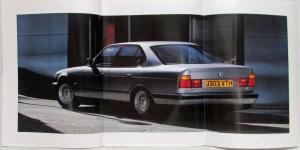 1991 BMW 5 Series Sales Brochure - Right-Hand Drive