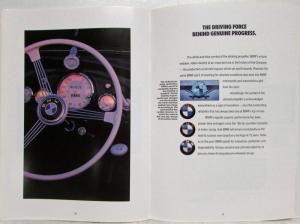 1991 BMW 5 Series Sales Brochure - Right-Hand Drive