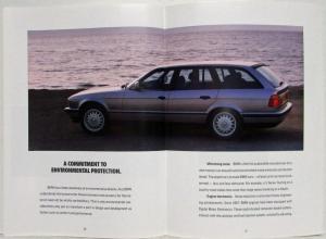 1992 BMW 5 Series Touring Sales Brochure - Right-Hand Drive