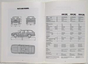 1992 BMW 5 Series Touring Sales Brochure - Right-Hand Drive