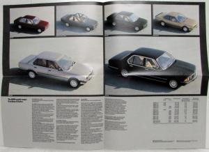 1984 BMW Oversized Folder Sales Brochure - Right-Hand Drive