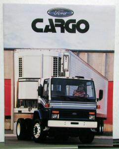 1988 Ford Cargo Tandem Truck Chassis Dimensions Specifications Sales Brochure