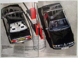 1986 BMW 635CSi Sales Brochure - Right-Hand Drive