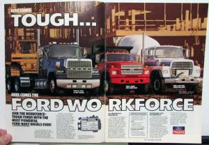 1988 Ford LoBoy F L Series Trucks Workforce Fleet Building Sourcebook Supplement