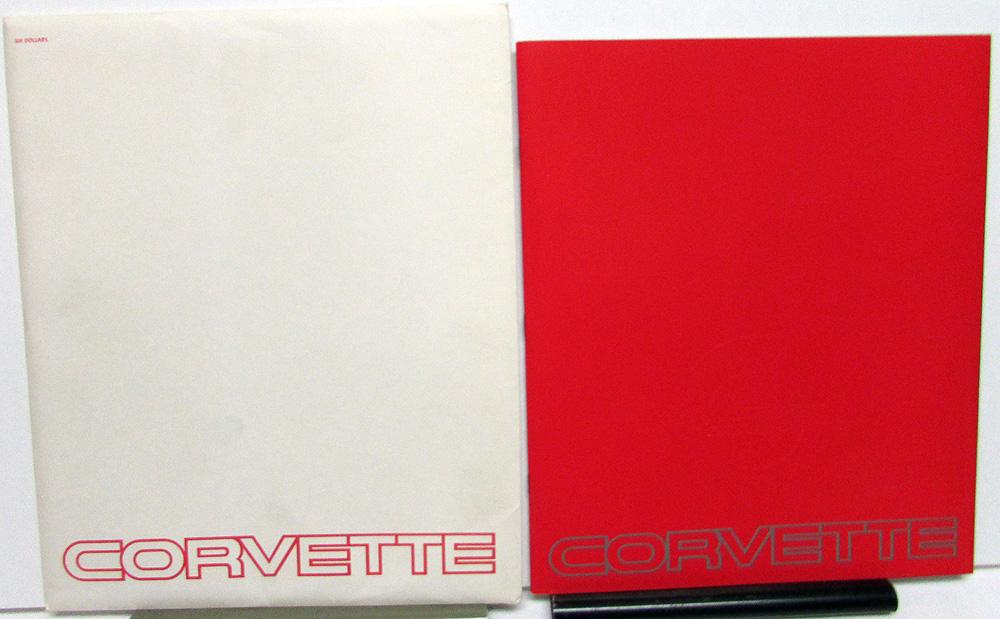 Original 1984 Chevrolet Corvette Dealer Prestige Sales Brochure With Envelope