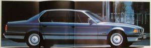 1988 BMW 730i 735i 735iL Sales Brochure - Right-Hand Drive