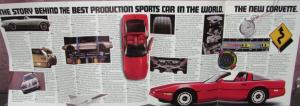 Original 1984 Chevrolet Corvette Dealer Sales Brochure New Corvette