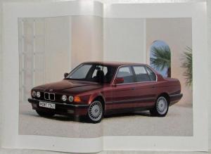 1991 BMW 7 Series Sales Brochure - German Text