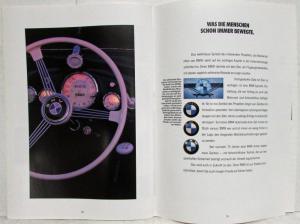 1991 BMW 7 Series Sales Brochure - German Text