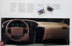 1992 Ford Aerostar Wagon Diagrams Features Specs Sales Brochure