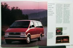 1992 Ford Aerostar Wagon Diagrams Features Specs Sales Brochure