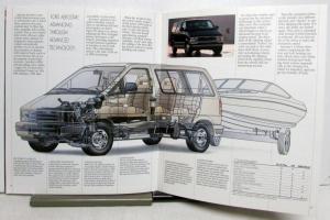 1992 Ford Aerostar Wagon Diagrams Features Specs Sales Brochure