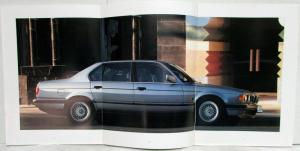 1991 BMW 7 Series Sales Brochure - Right-Hand Drive