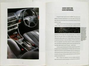 1991 BMW 7 Series Sales Brochure - Right-Hand Drive