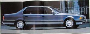 1990 BMW 730i 735i 735iL Sales Brochure - Right-Hand Drive