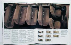 1992 Ford Club Wagon Seating Options Specifications Sales Brochure