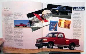 1992 Ford F Series Flareside Options Specifications Sales Brochure
