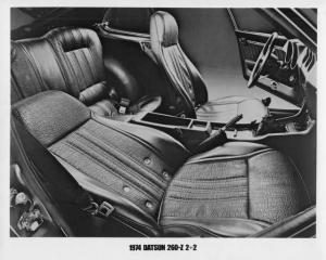 1974 Datsun 260-Z 2+2 Interior Press Photo 0009