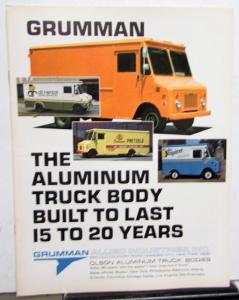 1970s Grumman Aluminum Truck Bodies Brochure Kurbmaster Kurbette Delivery Van