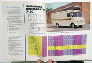 1970s Grumman Aluminum Truck Bodies Brochure Kurbmaster Kurbette Delivery Van