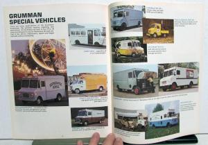 1970s Grumman Aluminum Truck Bodies Brochure Kurbmaster Kurbette Delivery Van