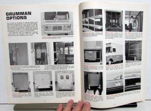 1970s Grumman Aluminum Truck Bodies Brochure Kurbmaster Kurbette Delivery Van