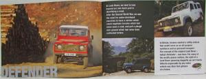 1997 Land Rover Sales Brochure Kit - Defender Freelander Range Rover Discovery