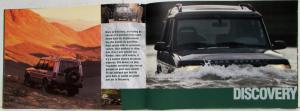 1998 Land Rover Full Line Sales Brochure - French Text