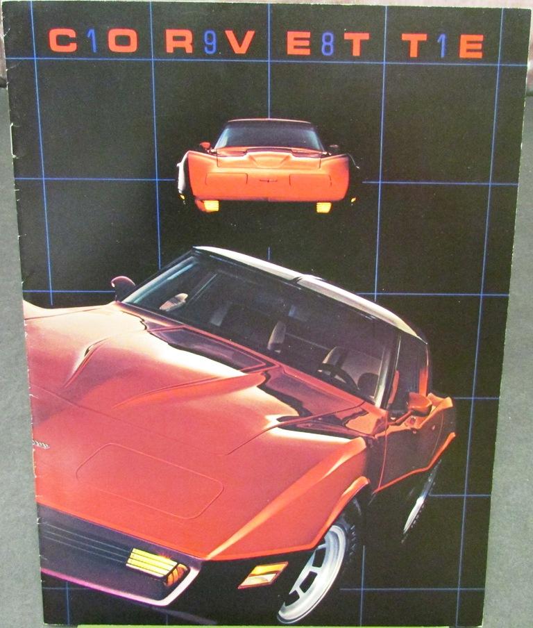 1981 Chevrolet Corvette Dealer Sales Brochure Two-Tone Paint Original