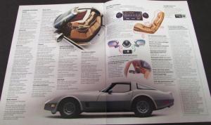 1981 Chevrolet Corvette Dealer Sales Brochure Two-Tone Paint Original