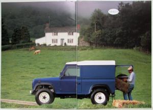 1987 Land Rover 90 and 110 Sales Brochure