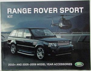 2010+ and 2005-2009 Range Rover Sport Kit Model Year Accessories Sales Brochure