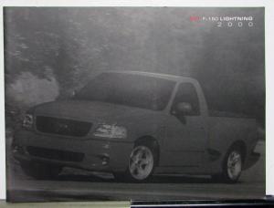 2000 Ford SVT F 150 Lightning Truck Dimensions Capacities Sales Brochure