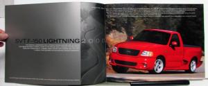 2000 Ford SVT F 150 Lightning Truck Dimensions Capacities Sales Brochure